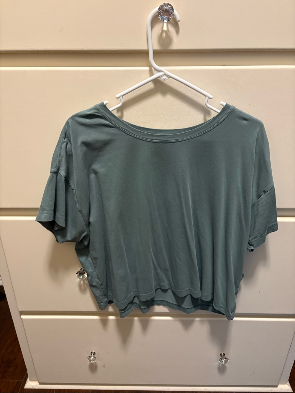 Lululemon Relaxed Short Sleeve Cate’s Tee in Dusty Teal